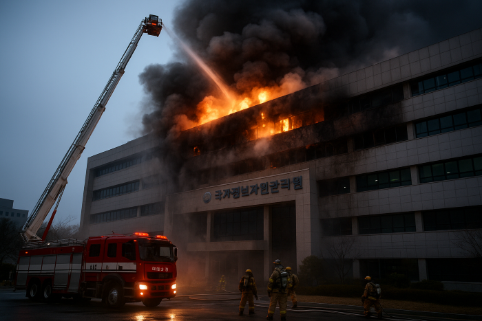 국가정보자원관리원 화재