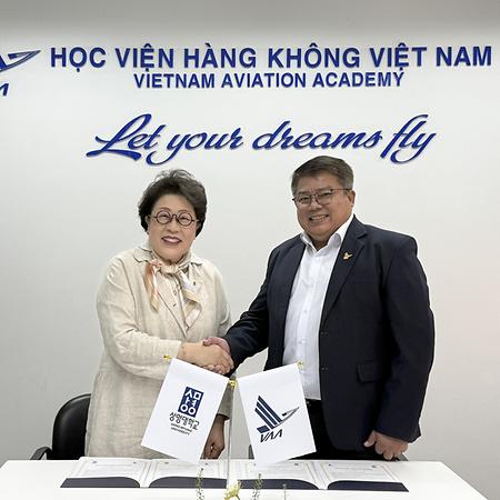베트남항공대학교와 교류협정 체결 이미지